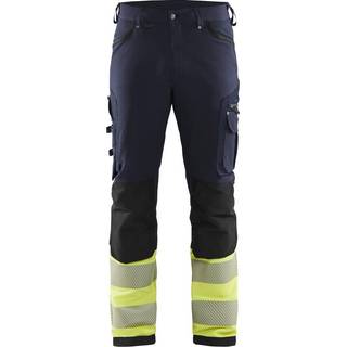 Blåkläder 1193 High vis buks 4-vejs stretch / High vis buks 4-vejs stretch - C58 - Marineblå/High Vis Gul