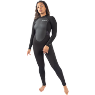 Gul Response BackZip dame 3/2mm Neopren våddragt-8