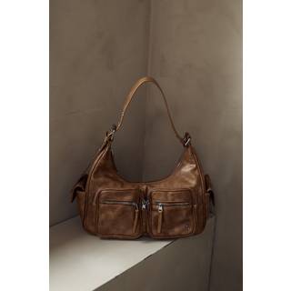 Noella Tilda Bag Brown Washed Leather