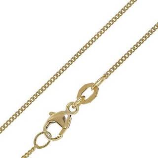 trendor 41857 Panzerkette für Anhänger Gold 750 / 18K Halskette 1,1 mm breit