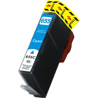 HP 655XL cyan blækpatron 15ml Alternativ CZ110AE