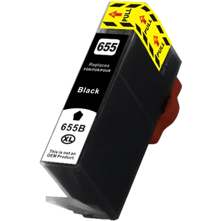 HP 655XL Sort blækpatron 25ml Alternativ CZ109AE