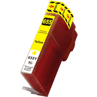 HP 655XL yellow blækpatron 15ml Alternativ CZ112AE