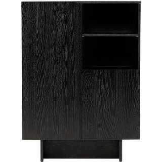 VIND Tyresö kabinet Sort 80 x 30 x 110cm