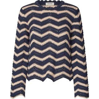 Modström CaryMD o-neck - Navy Summer Sand - XS - Strik