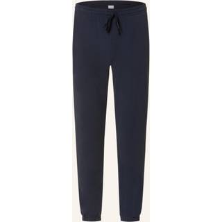 Mey Herren Sweatpants blau Baumwolle & Mix unifarben