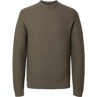 Tion Structure Mock Neck Striktrøje, Kalamata, M