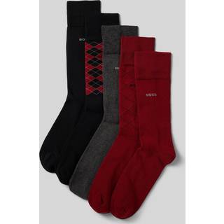 BOSS 6P RS Giftdesign CC Sock in Black & Red | BOSS | Norton Barrie - 6-11 UK