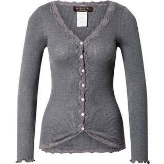 Silk Cardigan Regular Ls W/Rev Vin