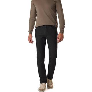 BOSS Orange Herren Hose grau meliert Slim Fit