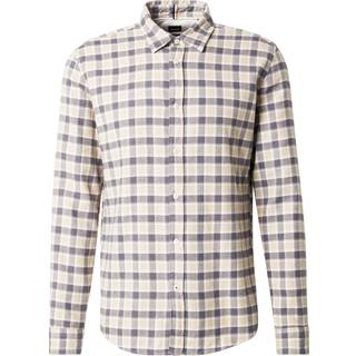 BOSS Black Herren Hemd beige kariert Slim Fit