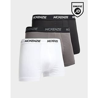 McKenzie 3-Pack Wyatt Boxers, Sort - L