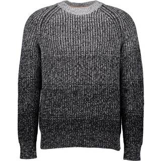 BOSS Black Herren Pullover grau unifarben