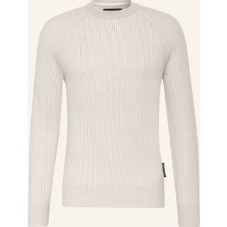 Marc O'Polo Herren Pullover beige unifarben