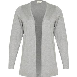 Kaffe Curve Kcfarsia Cardigan Strik 10580339 Grey Melange (LARGE)