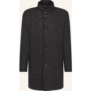 bugatti Herren Mantel schwarz unifarben