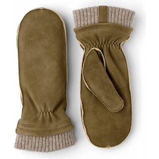 Hestra Women's Nora Chamois Mitt Handsker Damer størrelse 8 farve brun