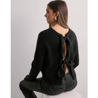 OBJECT - Sort - Objparvi Sateen Bow Knit Cardigan D - Large