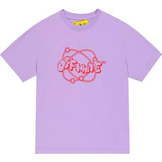 Off-White Kids Cloud cotton T-shirt - purple - Y 10