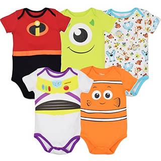 Disney Pixar nyf?dte baby drenge 5 pakker bodysuits 0-3 m?neder