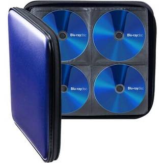 Sanwa 160 Kapacitet CD-sag Store CD-?rmer B?rbar DVD VCD-opbevaringsboks B?rbar lynl?setaske Eva Beskyttende Blu-Ray-tegnebog med h?ndtag til bil