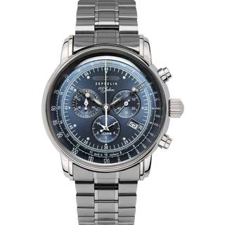 Zeppelin 100 Year Swiss Movement 7680MB3 - Herre - 42 mm - Analog - Quartz - Mineralglas