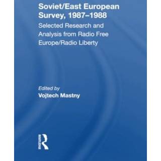 Soviet/East European Survey, 1987-1988
