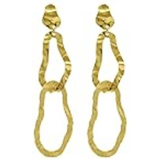 Victoria Cruz A4635-DT Ohrringe für Damen Connect Goldfarben