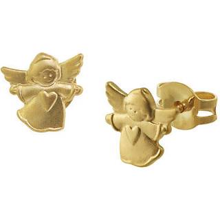 trendor 08755 Kinder-Ohrringe Engel Gold 585 / 14K