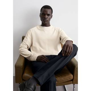 Marc O'Polo Herren Pullover beige unifarben