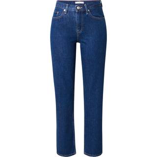 Mid Rise Straight Leg Jeans