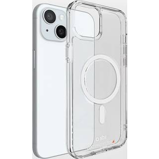 SBS iPhone 15 cover - transparent (På lager i varehus)