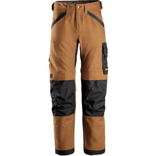 Snickers 6324 allroundwork, canvas+ stretch arbejdsbukser+ brun/sort 270