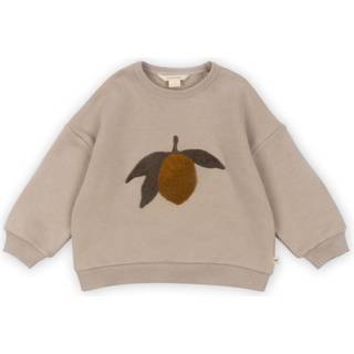 Konges Sløjd Lou Terry Sweat Shirt Ocs Oxford Tan 7-8 Y  Grå  7-8 år  Unisex