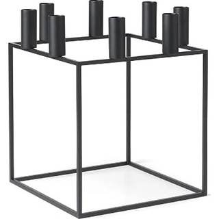 Kubus 8 lysestage - sort (På lager i butik)