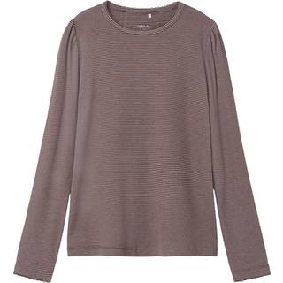 NAME IT Rib Bluse Odina Peppercorn
