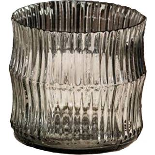 Reijmyre Lina Lysestage 7,5 Cm - Lysestager Glas Smokey - 72214