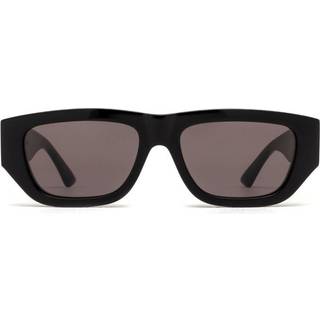 Bottega Veneta Unisex BV1252S 001 Solbriller Acetat Sort Grå Firkantet Normal