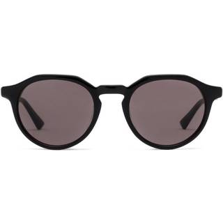 Bottega Veneta Mand BV1260S 005 Solbriller Acetat Sort Grå Rund Normal