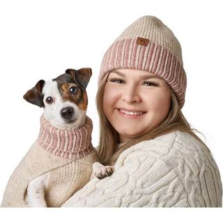 Hunter - Dogcoat Odense 35 + hat beige/rose - (203534)