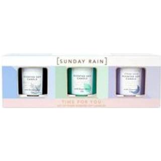 Sunday Rain Mini Scented Candle Trio