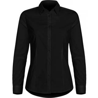 Clique 27961 Stretch Shirt LS Lady Black XL