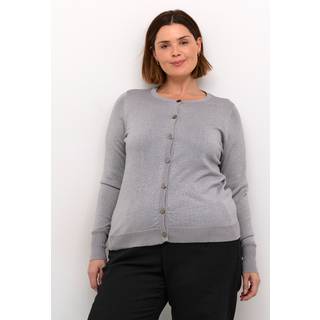 KCregitta Cardigan, Grey Silver Metallic, M