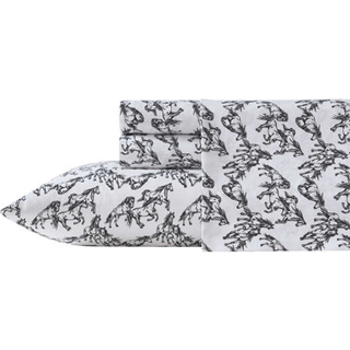 Wrangler - Queen Sheet Set Super Soft & Cosy Bedding With Matching Sham (S) Casual Luksuri?st senget?j Set Yellowstone Inspired Oeko -Tex Certifi