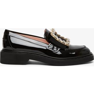 Roger Vivier Viv&#39; Rangers patent leather loafers - black - EU 39