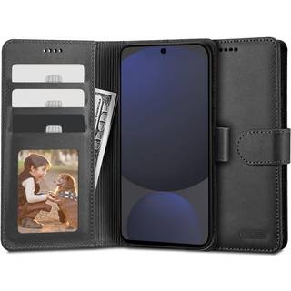 Samsung Galaxy S24 FE Tech-Protect Pungetui med Magnet og Stativ - Sort