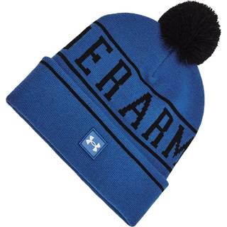 Hat Under Armour M Halftime Pom Beanie-BLU 1386634-432 Størrelse OSFM