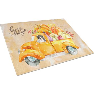 Carolines Treasures CK2607LCB Efter?rsh?st Berner Sennenhund Glassk?rebr?t Stort dekorativt h?rdet glas K?kkensk?re- og serveringsbr?t Stort sk?r