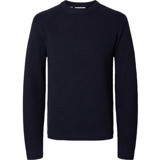 SLHTHEO LS KNIT STRUCTURE CREW NECK
