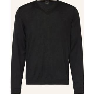 BOSS BLACK Melba Wool V-Neck Pullover Black